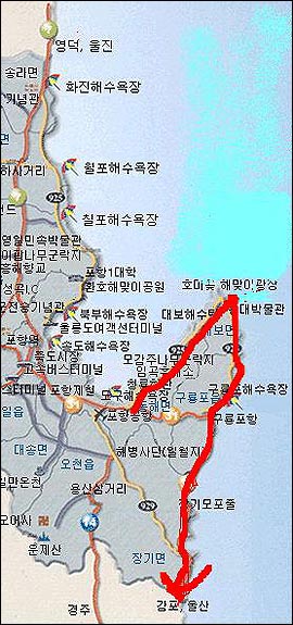 이번에 소개하는 '장기현'은 지금의 포항시 남구 대보면, 구룡포읍, 장기면, 동해면 일대에 있었던 옛고을의 이름이다. 사실 이 4개 지역은 오랜 세월 변함없이 역사의 동질성을 간직하고 있는 곳이기도 하다. 고려 초에 처음으로 '장기현'이란 이름으로 명명 되었다. 오랜 세월 같은 고을로 통치를 받아온 해와 달의 고장이기 때문이다. 